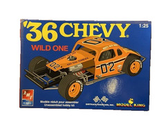 M16B Sealed rare AMT ERTL Model King ‘36 Chevy Wild One 1:25 model kit 21374P