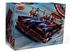 SKILL 2 MODEL KIT 1966 BATMOBILE W/CATWOMAN & PENGUIN 1/25 POLAR LIGHTS POL998