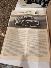 ESCI FORD ZAKSPEED GR.2 ESCORT FACTORY SEALED INSIDE KIT! CIRCA 1980s! VMCP!