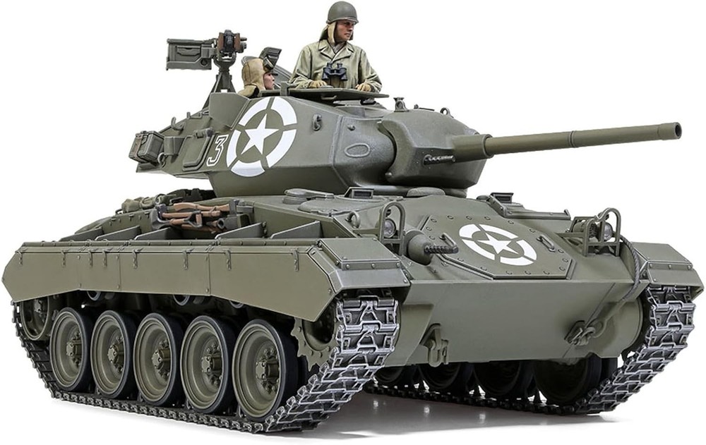 TAMIYA 1/35 MILITARY MINIATURE No.391 U.S. TANK M24 CHAFFEE EURO THEATER 35391