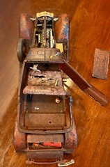 Fabulous! Pro-Built Hubley 1930 “Barn Find” Packard Roadster 1:22 Model Car