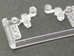 1958 Edsel Pacer BACKUP LIGHTS from AMT 1:25 Model Kit 58