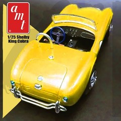 AMT 793 1/24 GT-350 SHELBY KING COBRA SCALE MODEL KIT