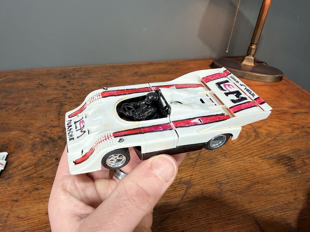 Vintage 1970s L&M Porsche 510 Can Am Model Race Car Kit Built Tamiya Monogram