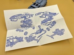 1:25 Corvette Summer Resin Model Kit With Decals, Rubber Tires and Clear Parts