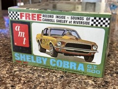 AMT 1968 SHELBY COBRA GT ORIGINAL FACTORY SEALED KIT!! #T296! CIRCA 1971! VMCP!