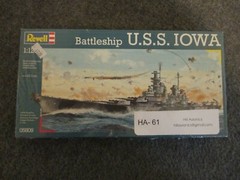 NOS MODEL KITS ERTL US M4-A1 SHERMAN CALLIOPE + REVELL USS IOWA BATTLESHIP LOT-2