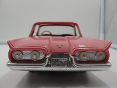 1958 Ford Thunderbird Dealer Promo Model Car Nice Straight Pink Rose Color.