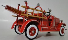 Fire Engine Truck Ford Built 1 Metal Model Vintage 1930 T 24 Pickup Car 16 A 25