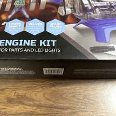 Discovery Mindblown Model Engine Building Kit 4 Cylinder Combustion Open Box NEW