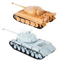 1/72 IS-2 and Tiger Tanks,Great Confrontation ZVEZDA 5200 Plastic Model Kit