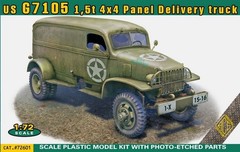 US G7105 (G506) Panel Delivery truck Plastic model kit 1/72 ACE 72601