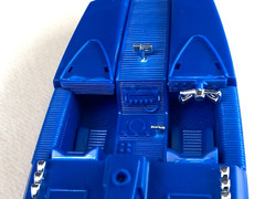 Polar Lights 1:25 Scale Plastic Model Kit BATMAN BATBOAT ROBIN ~ Started