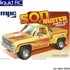 MPC 972 1/25 1981 Chevy Stepside Pickup Sod Buster Plastic Model Kit
