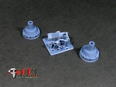 1:35 Resin Detail Set Final Drive Housings for KV 1 Tank