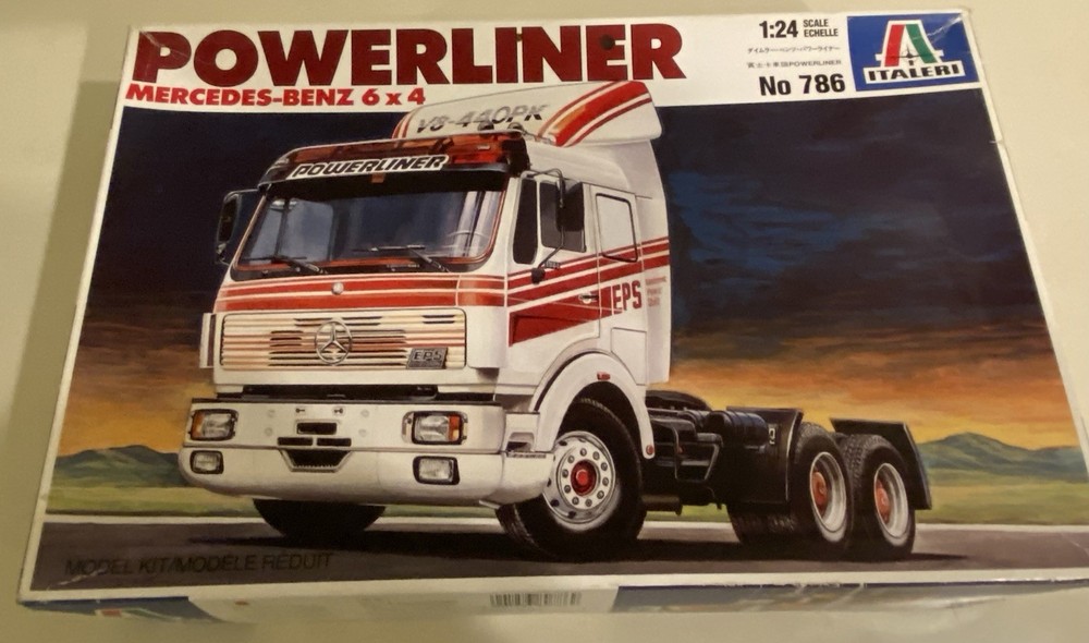 1/24 Italeri Mercedes Power Liner Truck Kit #786