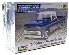 REVELL 1:25 SCALE ” 1966 CHEVY FLEETSIDE PICKUP ” PLASTIC MODEL KIT 85-7225