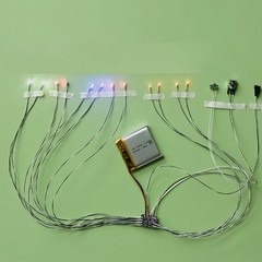 1/24or18 Universal Lighting kit police Model cars Modific Remote Control LED
