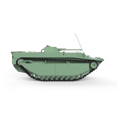SS35670 1/35 accessories French LVT-4/40mm Bofors light tank(turret)without body
