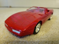 DEALER PROMO ERTL 6044 1990 CORVETTE CONVERTIBLE BRIGHT RED NEW “SPECIAL PRICE”