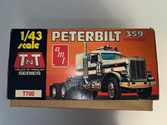AMT TnT 1/43 Peterbilt 359 Conventional Truck Model #T700-New-Sealed Inside