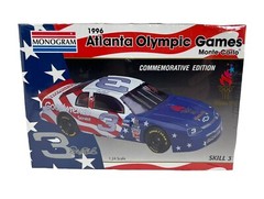 Dale Earnhardt 1996 Atlanta Olympic Games Monte Carlo Model Kit Monogram. NEW