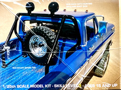 MOEBIUS MODELS 1/25 1971 FORD F-250 CUSTOM 4X4 PICKUP TRUCK MODEL KIT # 2567 F/S