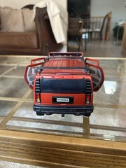 Vintage Maisto Orange Hummer Figurine “Avon” 1/24 diecast Collectible Rare