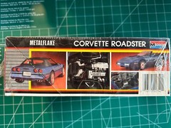 Monogram Metal Flake Corvette Roadster Model Kit Factory Sealed Box