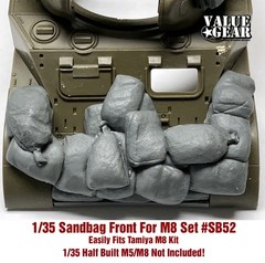 1/35 Scale Sandbag Front for M8 Howitzer Fits Tamiya Kits – Value Gear – Resin