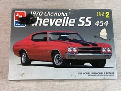 OPEN BOX AMT ERTL 1:25 Scale Model Kit 1970 CHEVROLET CHEVELLE SS 454 #8940