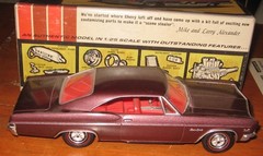 AMT 1966 Chevy Impala SS HT 3-in-1 Kit #6726 Stock Survivor Nice Built in Box 66