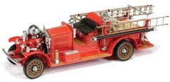 Fire Engine Truck Ford Pumper Built1 24Metal Model Vintage Antique1920Pickup Car