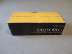 1962 FORD GALAXIE SUNLINER CONVERTIBLE DEALER FACTORY PROMO MODEL CAR-ORG BOX 8″