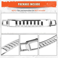 Front Grill Compatible with 2006-2010 Hummer H3 Hu1200101 15834196 Front Bumper