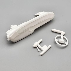 Revell 1/24 71 Plymouth GTX 85-2166 Parts Kit Bash Dashboard Steering Wheel