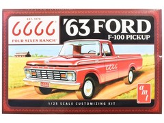 AMT AMT1559 1/25 Skill 2 Model Kit 1963 Ford F-100 Pickup Truck “Four