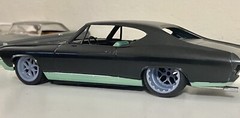 Resin 21/20-inch Billet Specialties Drag Comps Model car wheels, 1/24 1/25 Scale