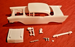 AMT 1957 Chevy Bel Air Pepper Shaker Body Parts 1/25