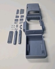 ABS-LIKE RESIN 3D PRINTED 1/25 1985 CHEVROLET K30 CREW CAB DUALLY BODY