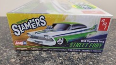 AMT Snapfast Slammers 1958 Plymouth Fury Street Fury 1/25 Scale Model Car Kit