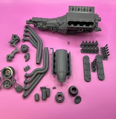 1/12 Camaro LS Engine/T-56 “Direct Fit” Engine Package – Fuel Injected