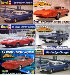 1969 Dodge Charger FRONT DISK BRAKE ROTORS for Revell 1:25 Model Kit 69