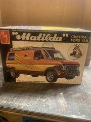 amt matilda custom ford van model kit 1:25 unassembled 2504 decals instructions
