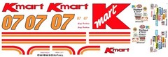 #07 Geoff Brabham Thunderbird 1994 1/24th – 1/25th Scale Waterslide Decals