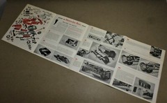 1939 Mercedes Benz 540-K, Monogram Kit #PC87, Instruction Sheet, c.1963