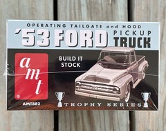 AMT 1953 Ford Pickup Truck 3 in 1 Trophy Series 1/25 Sealed Model Kit Retro ’53