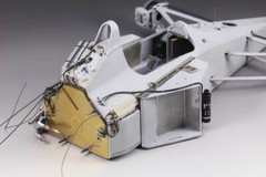 Top Studio 1/12 MP4/6 Radiator and ECU Super Detail-up Set for Tamiya kit