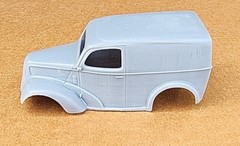 ABS-LIKE 3D RESIN PRINTED 1/25 1951 ANGLIA THAMES PANEL VAN GASSER DRAG BODY