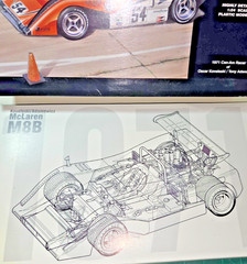 McCLAREN M8B 1971 CAN AM RACER CHASSIS,SUSPENSION,INTERIOR,ENGINE HIGHLY DETAIL